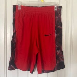 Nike Kids Red and Black Shorts